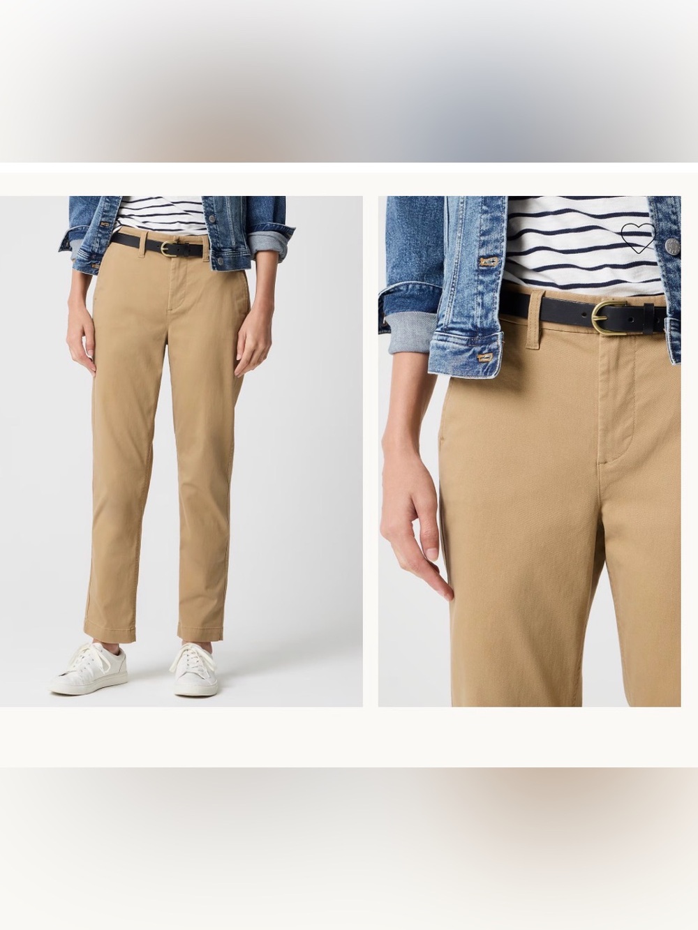J.CREW High-rise girlfriend chino pant Size 6 NWOT